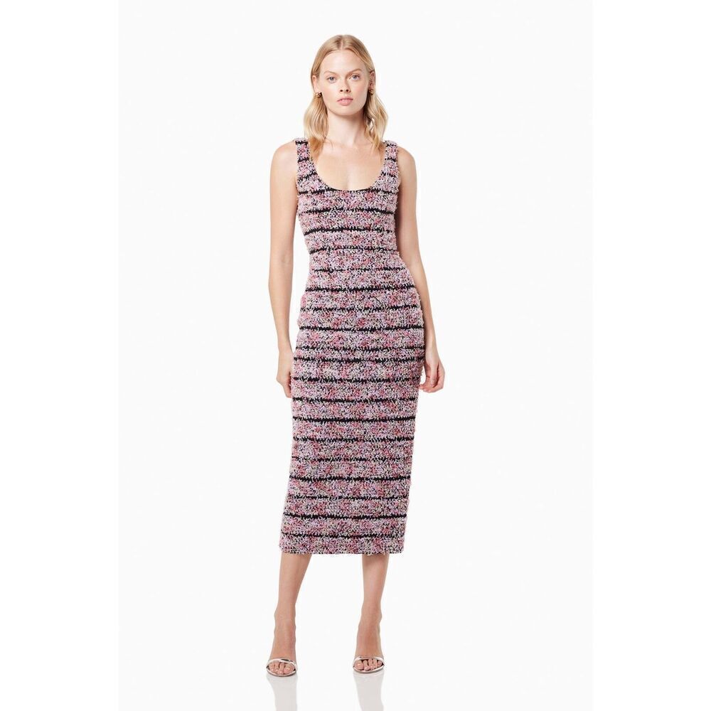 ELLIATT COLLECTIVE EURODANCE DRESS knit midi dress size S NWT$350 - Picture 2 of 9